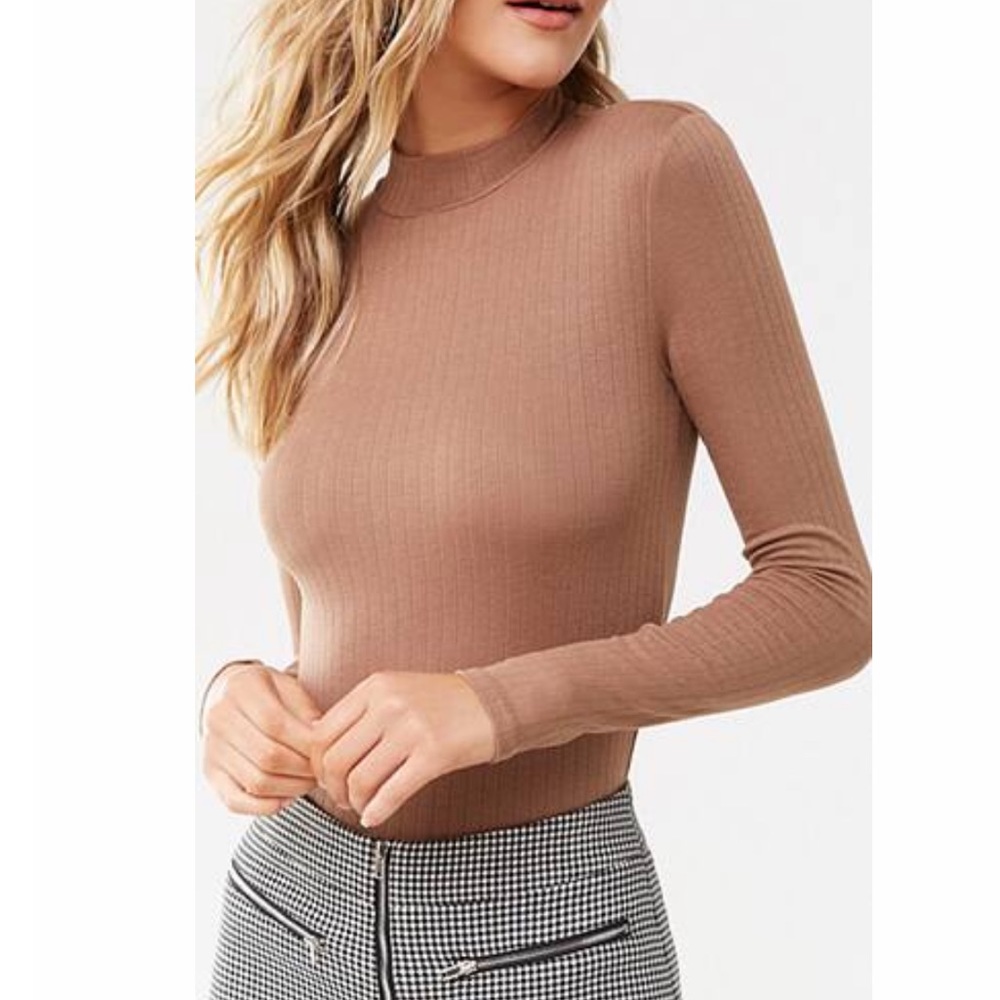 Ribbed knit top